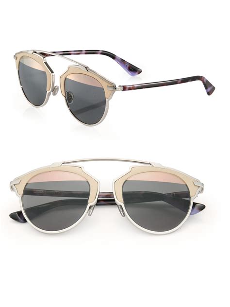 Christian Dior So Real Round Sunglasses .